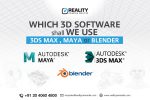 Which 3D software shall we use 3DS Max Maya or Blender