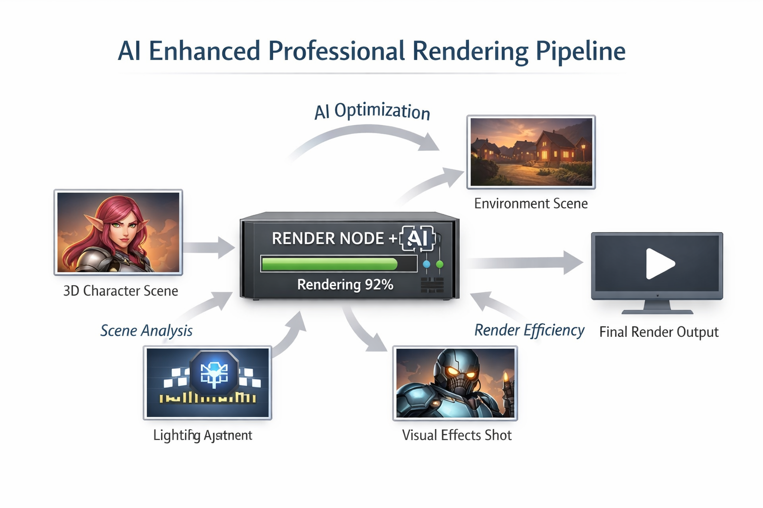 Ai Vs Rendering AI Automating Rendering Pipelines for NextGen Animation
