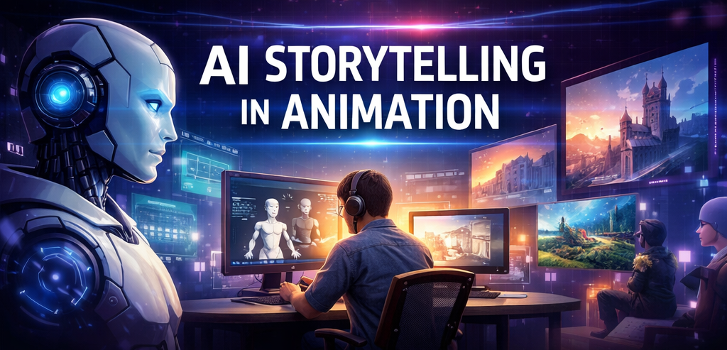 AI story telling in 3d animation