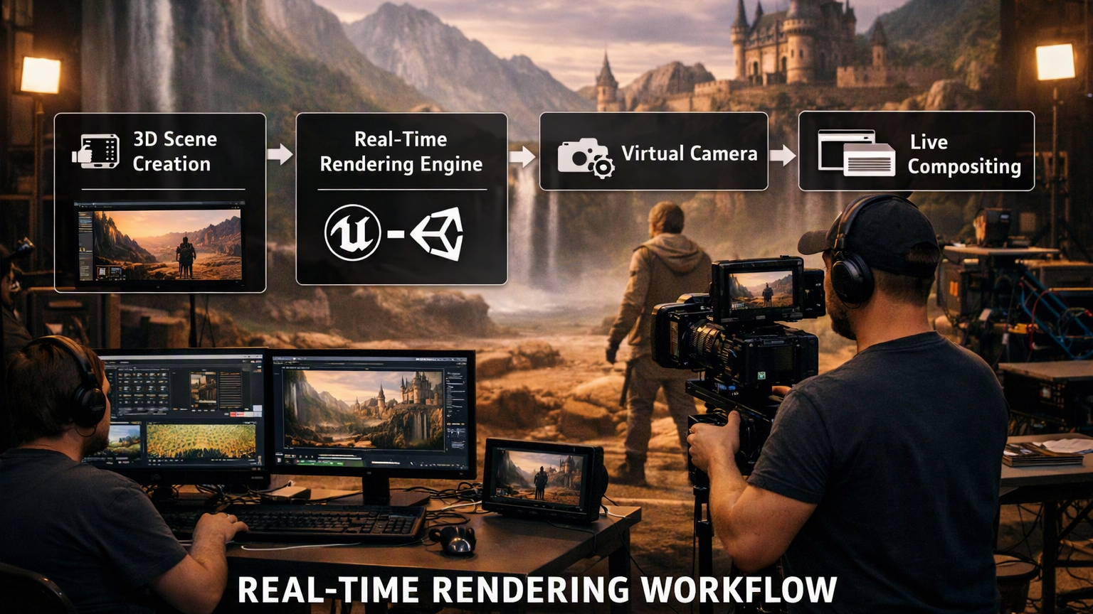 Real time rendering workflow