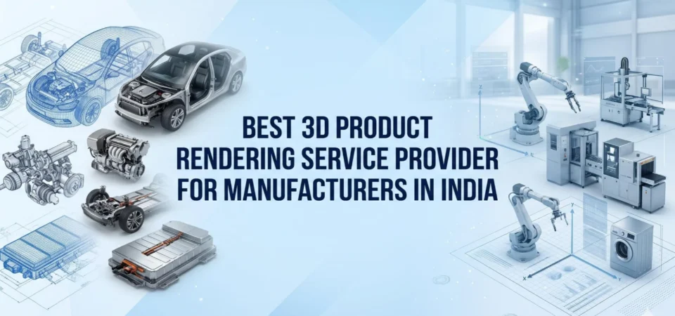 top 3d product rendering service provider for manufacturers in india