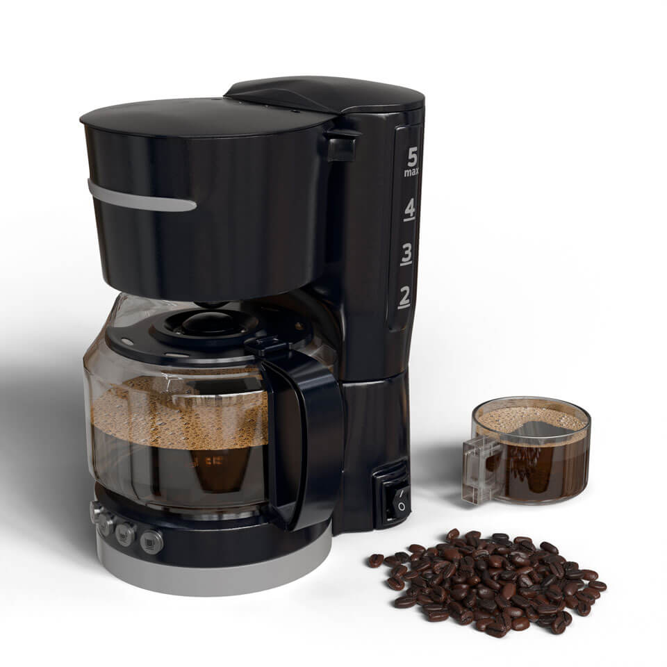 Coffee Machine Product Modelling Rendering Services