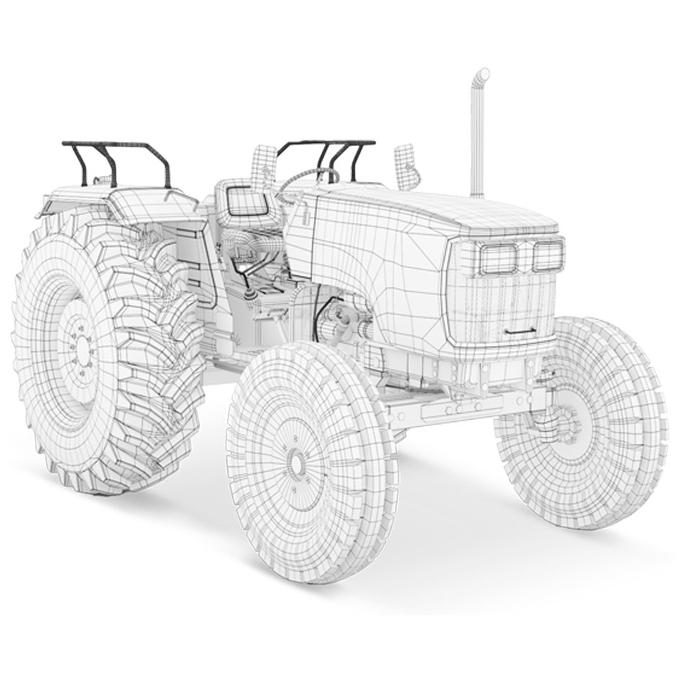 Tractor 3d modelling services
