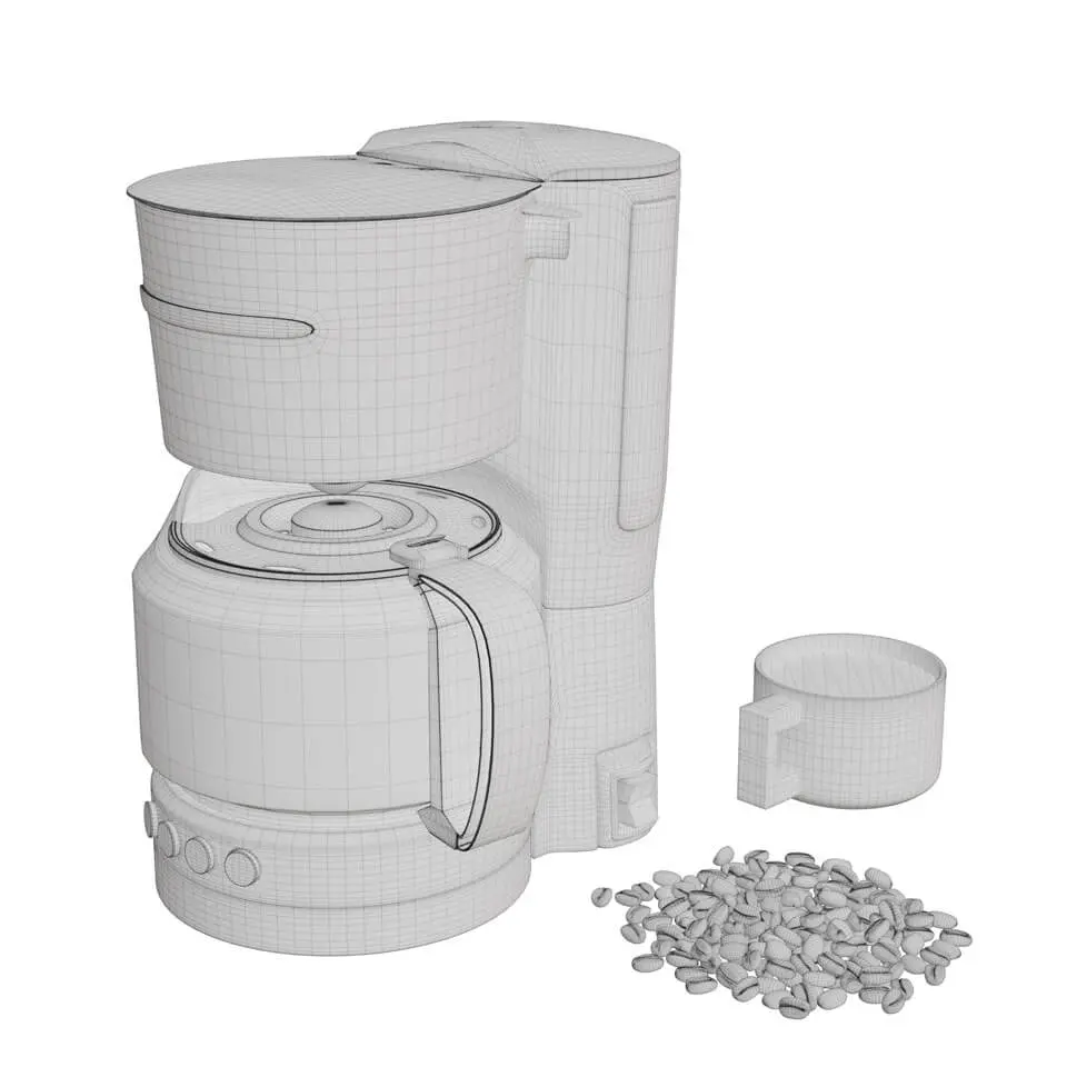 Coffee Machine Product Modelling Rendering Solutions
